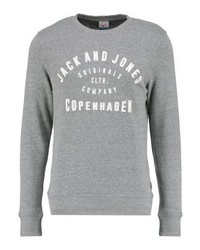 Sweat-shirt imprimé gris Jack & Jones