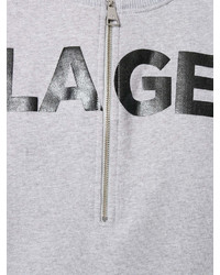 Sweat-shirt imprimé gris Karl Lagerfeld