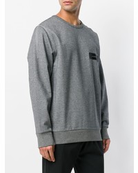 Sweat-shirt imprimé gris Oamc