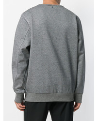 Sweat-shirt imprimé gris Oamc