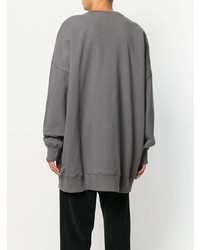 Sweat-shirt imprimé gris JW Anderson