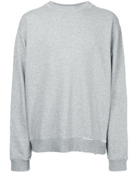 Sweat-shirt imprimé gris RtA