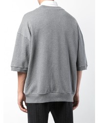Sweat-shirt imprimé gris Dolce & Gabbana