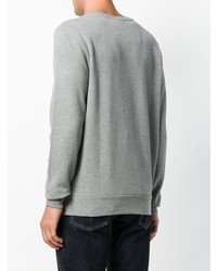 Sweat-shirt imprimé gris CK Calvin Klein