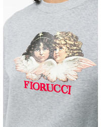 Sweat-shirt imprimé gris Fiorucci