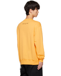 Sweat-shirt imprimé jaune Mastermind Japan