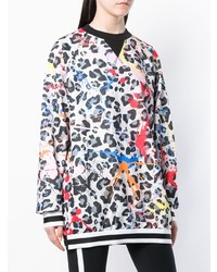 Sweat-shirt imprimé léopard multicolore NO KA 'OI