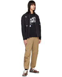 Sweat-shirt imprimé marron foncé AAPE BY A BATHING APE