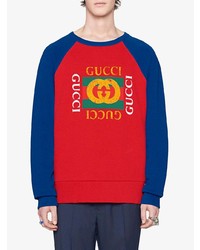Sweat-shirt imprimé multicolore Gucci