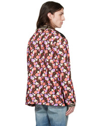 Sweat-shirt imprimé multicolore Anna Sui