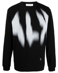 Sweat-shirt imprimé noir et blanc 1017 Alyx 9Sm