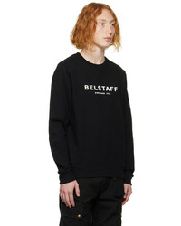 Sweat-shirt imprimé noir et blanc Belstaff