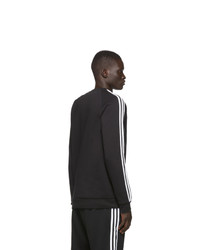 Sweat-shirt imprimé noir et blanc adidas Originals