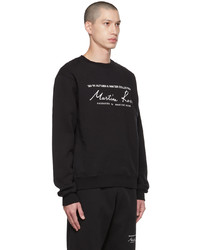 Sweat-shirt imprimé noir et blanc Martine Rose