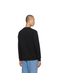 Sweat-shirt imprimé noir et blanc Loewe