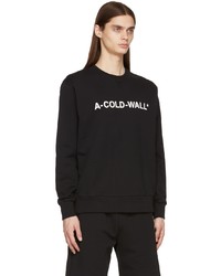 Sweat-shirt imprimé noir et blanc A-Cold-Wall*