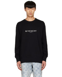 Sweat-shirt imprimé noir et blanc Givenchy