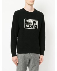 Sweat-shirt imprimé noir et blanc Hysteric Glamour