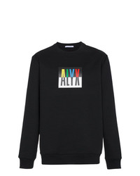Sweat-shirt imprimé noir 1017 Alyx 9Sm