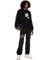 Sweat-shirt imprimé noir Amiri