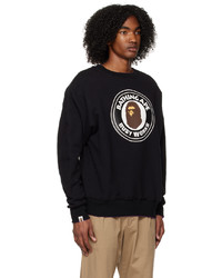 Sweat-shirt imprimé noir BAPE