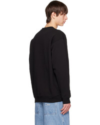 Sweat-shirt imprimé noir Dime