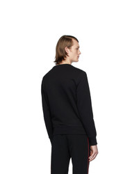 Sweat-shirt imprimé noir Alexander McQueen