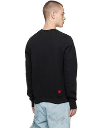 Sweat-shirt imprimé noir Clot