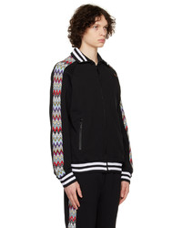 Sweat-shirt imprimé noir Missoni