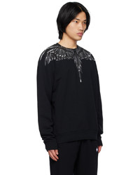 Sweat-shirt imprimé noir Marcelo Burlon County of Milan