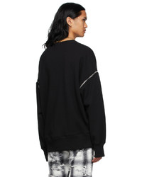 Sweat-shirt imprimé noir Givenchy