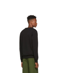 Sweat-shirt imprimé noir Kenzo