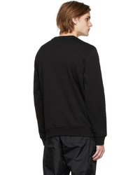 Sweat-shirt imprimé noir Moncler