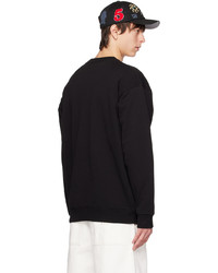 Sweat-shirt imprimé noir Dime