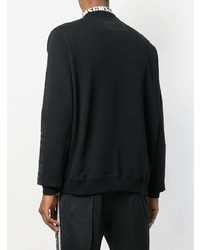 Sweat-shirt imprimé noir MSGM