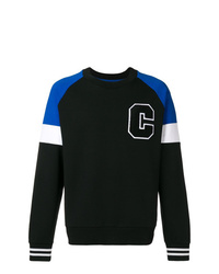 Sweat-shirt imprimé noir Calvin Klein