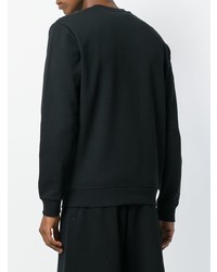 Sweat-shirt imprimé noir McQ Alexander McQueen