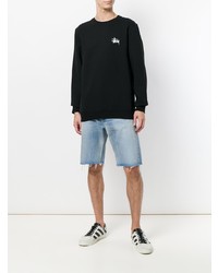 Sweat-shirt imprimé noir Stussy