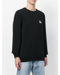 Sweat-shirt imprimé noir Stussy