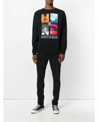 Sweat-shirt imprimé noir Marcelo Burlon County of Milan