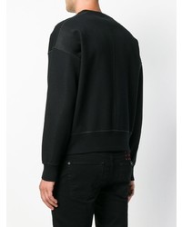 Sweat-shirt imprimé noir Roberto Cavalli