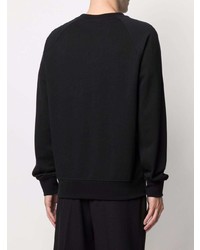 Sweat-shirt imprimé noir Balmain