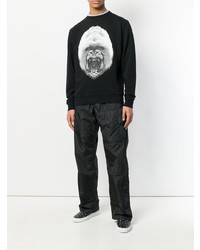 Sweat-shirt imprimé noir Marcelo Burlon County of Milan