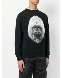 Sweat-shirt imprimé noir Marcelo Burlon County of Milan