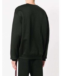 Sweat-shirt imprimé noir McQ Alexander McQueen