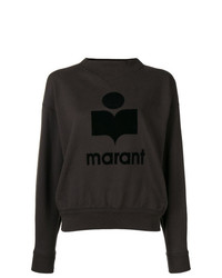 Sweat-shirt imprimé noir Isabel Marant Etoile