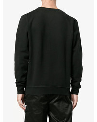 Sweat-shirt imprimé noir Marcelo Burlon County of Milan