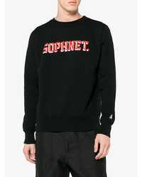 Sweat-shirt imprimé noir Sophnet.