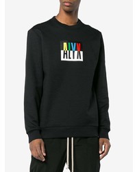 Sweat-shirt imprimé noir 1017 Alyx 9Sm