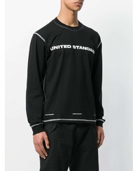 Sweat-shirt imprimé noir United Standard